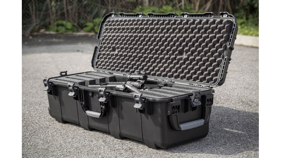 Nanuk Case 988 Standard w/Foam For 4Up Rifle Case, Black, Large, 988S-080BK-0A0-C0768