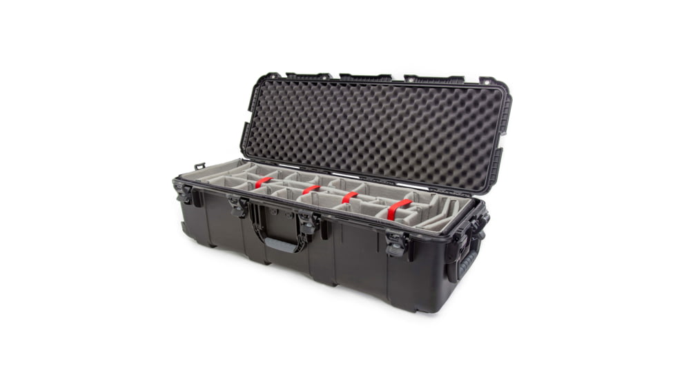Nanuk Case 988 w/Padded Divider, Black, Large, 988S-020BK-0A0