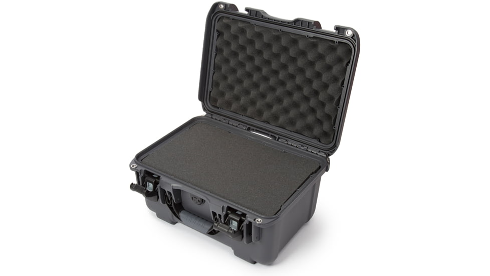 Nanuk Case w/foam, Graphite, Medium, 918S-010GP-0A0