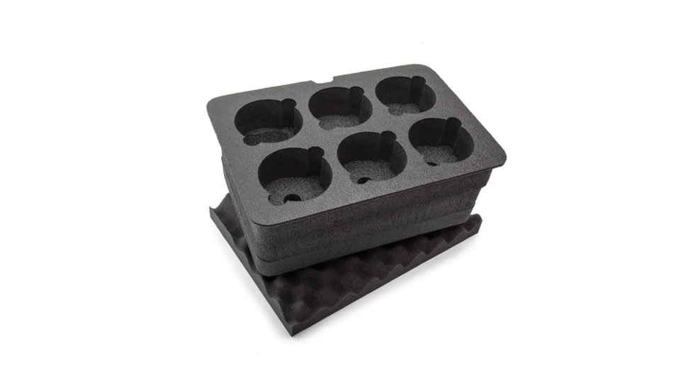 Nanuk Customized foam insert 918 for 6 Lens, Medium, 1-918-19337