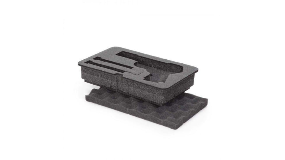 Nanuk Customized foam insert for Case 909 - Classic Gun, Black, Small, 1-909-17341