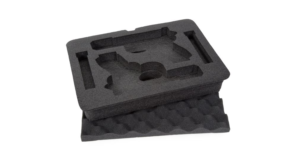 Nanuk Customized Foam Insert For Glock 2Up, Black, Medium, 1-910-18002