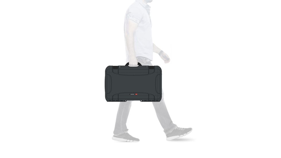 Nanuk 935 Protective Hard Case w/ Customizable Foam Insert, 22in, Graphite, 935S-010GP-0A0