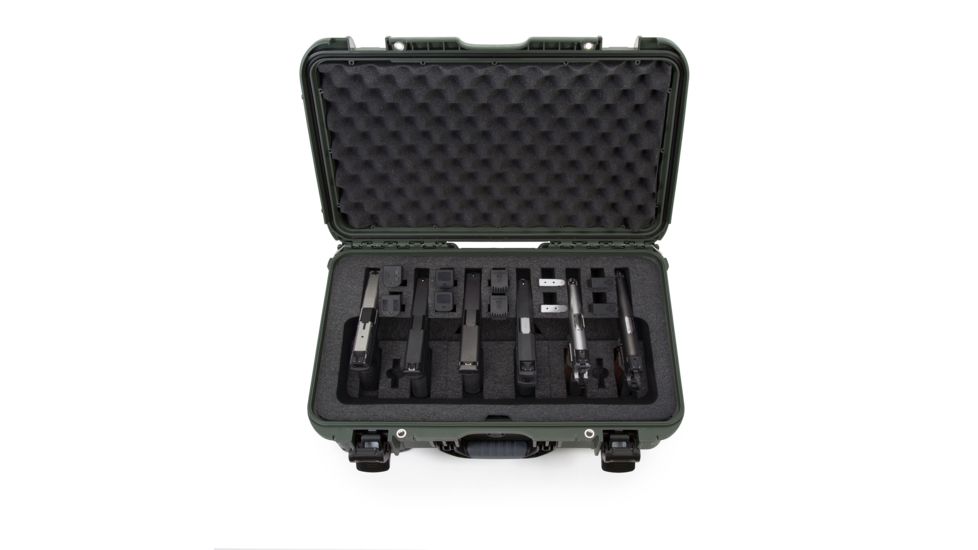Nanuk 935 Protective Hard Case w/ Customizable Foam Insert, 22in, Olive, 935S-010OL-0A0