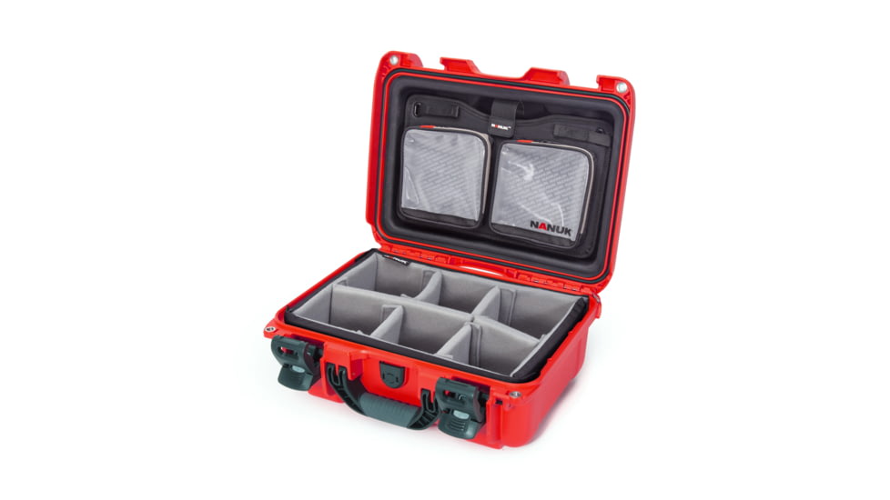 Nanuk 915 Pro Photo Camera Case Kit w/Lid Organizer / Padded Divider