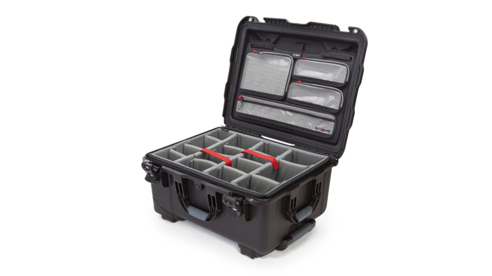 Nanuk 950 Pro Photo Camera Case Kit w/Lid Organizer / Padded Divider