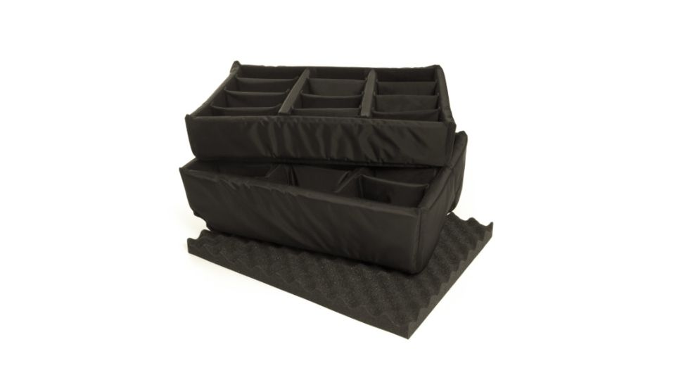 Nanuk Padded Divider w/ Egg Shell Foam Insert for 960 Nanuk Hard Case, Black, 60-96001-K