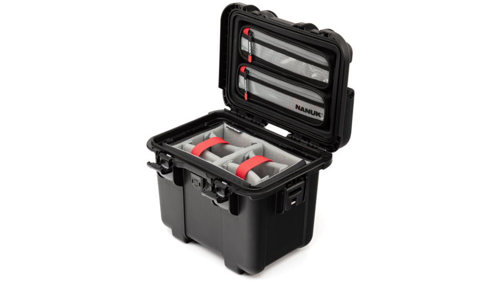 Nanuk T20 Pro Photo Kit with Lid Org and Divider, Black, 11.19L, Small, T20S-060BK-0A0