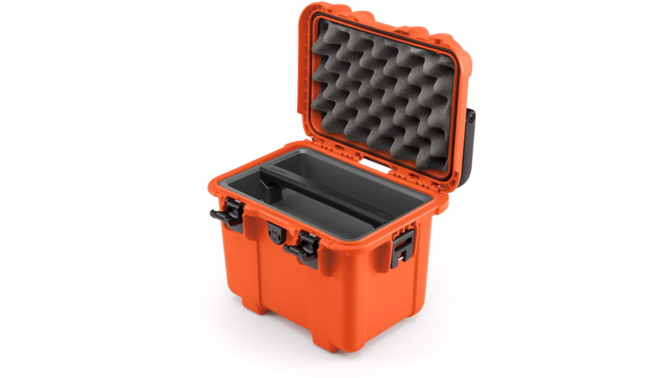 Nanuk T20 Top Loader Case with Tray &amp; Rigid Divider, Orange, 11.19L, Small, T20S-170OR-0A0
