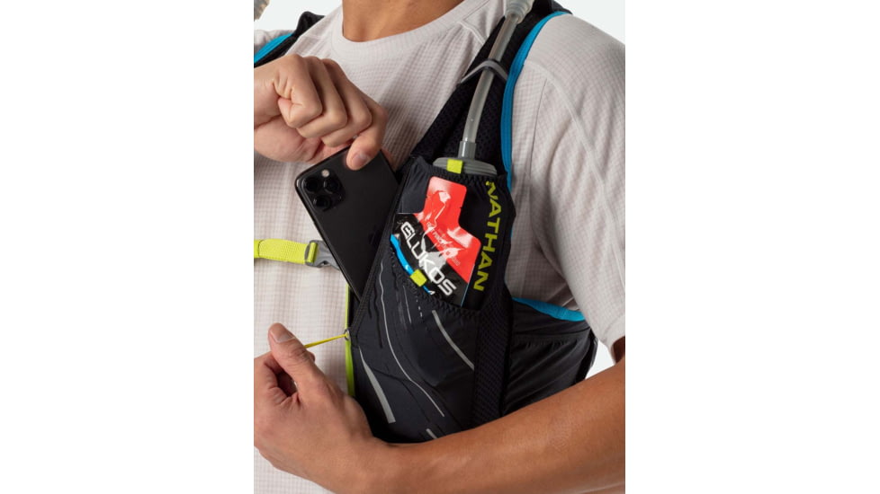 Nathan Pinnacle 4l Vest Black/lime Sm NS40260-00022-S