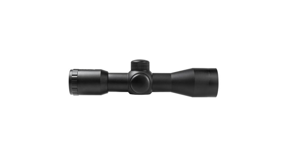 NcSTAR 4x30 Compact Rifle Scope, P4 Sniper Reticle, 1/4 MOA, 1 inch Tube, Black, SC430B