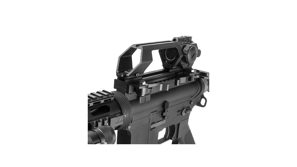 NcSTAR Gen II Carry Handle/Micro Dot Combo w/ Green Dot/Red Laser Sight, Black VMDCHVDGRLB-A
