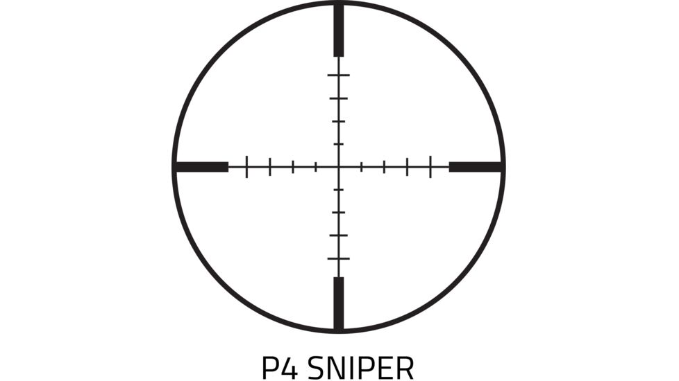 NcSTAR GEN3 Mark III Tactical 3-9X40mm P4 Sniper Rifle Scope,Black VSTP3940GV3