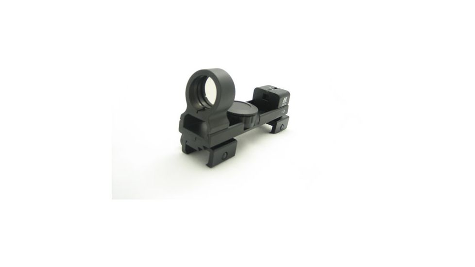 NcSTAR Red Dot Sight - 1x25 Compact Red Dot / Weaver &amp; .22 Base / Black DAB