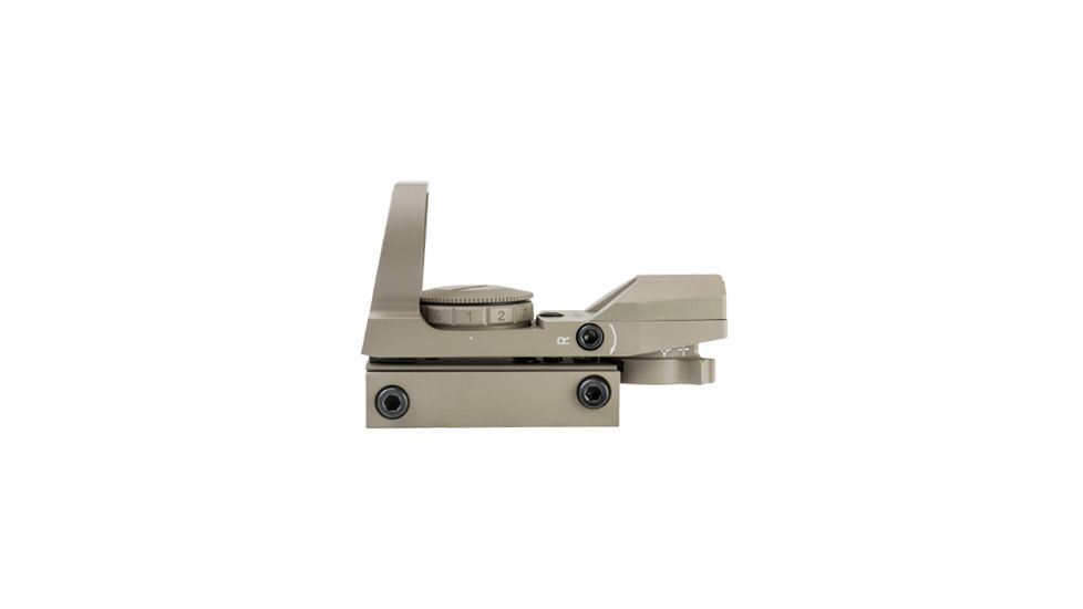 NcSTAR Red &amp; Green Dot Reflex Sight /4 Different Reticles/Weaver Base/Tan, TAN D4RGT