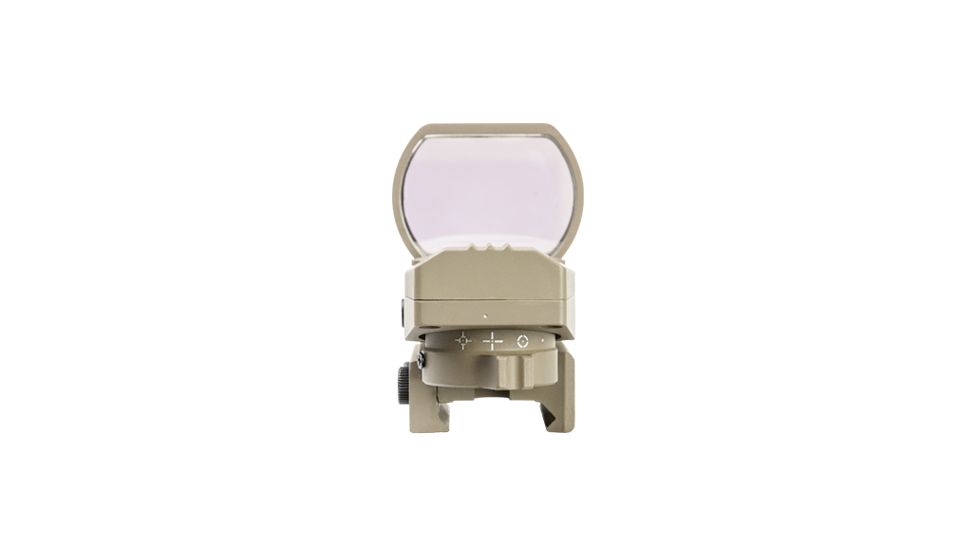 NcSTAR Red &amp; Green Dot Reflex Sight /4 Different Reticles/Weaver Base/Tan, TAN D4RGT