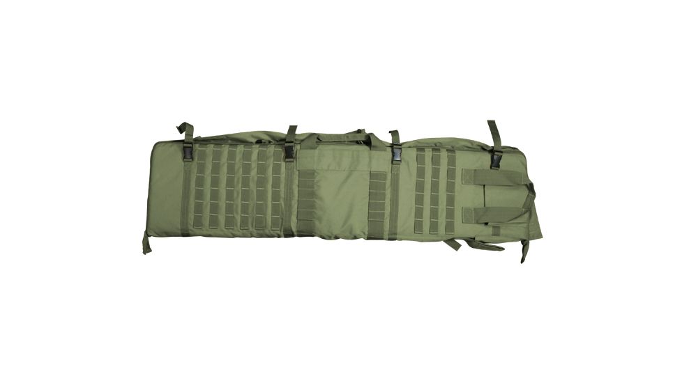 NcStar 48in Soft Rifle Case/Shooting Mat w/ PALS Webbing - Green CVSM2913G