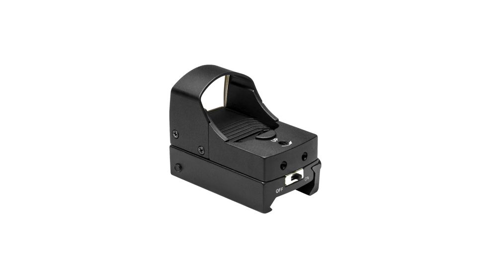 NcSTAR Tactical Red Dot Sight, Black w/ On/Off Switch, Micro Blue Dot Reflex Optic DDABL