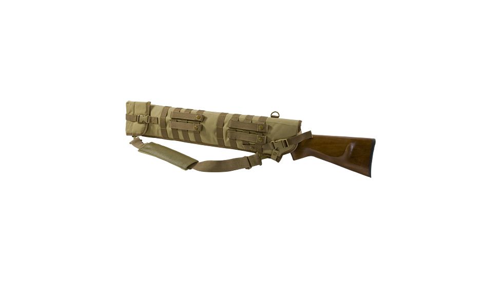 NCStar Tactical Shotgun Scabbard Holster w/ Padding, Zippered Opening - Tan CVSCB2917T