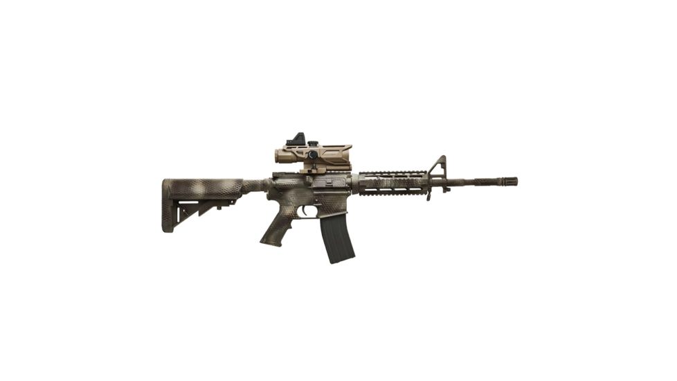 NcSTAR Ultimate Sighting System Gen3 3-9x40 Rifle Scope,Red Micro Dot,Mil Dot Reticle,Red/Blue Illumination,Green Lens, Tan, VSTM3940GDV3T