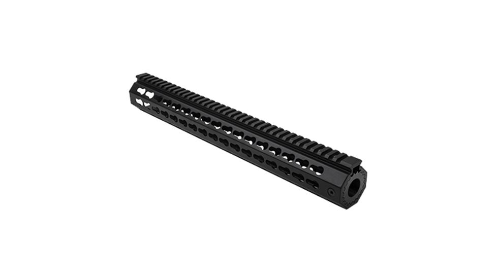 NcSTAR Vism M and P 15-22 Keymod Free Float Handguard, Black, 13 in Length, VMP22FFKMM