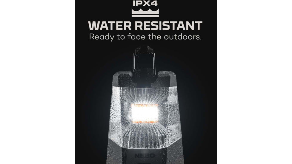 Nebo Galileo Powerful Lantern and Power Bank, 1000 Lumens, Gray, NEB-LTN-0004