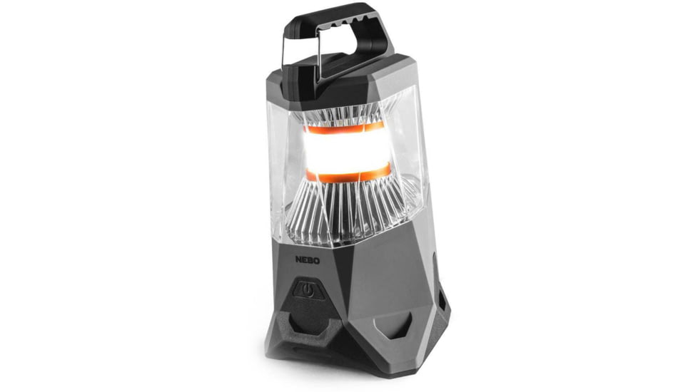 Nebo Galileo Powerful Lantern and Power Bank, 500 Lumens, Gray, NEB-LTN-1000