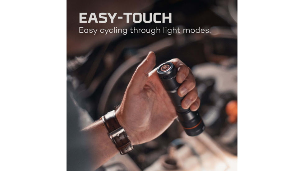 Nebo Newton Handheld Flashlight, 500 Lumens, Black, NEB-FLT-0014