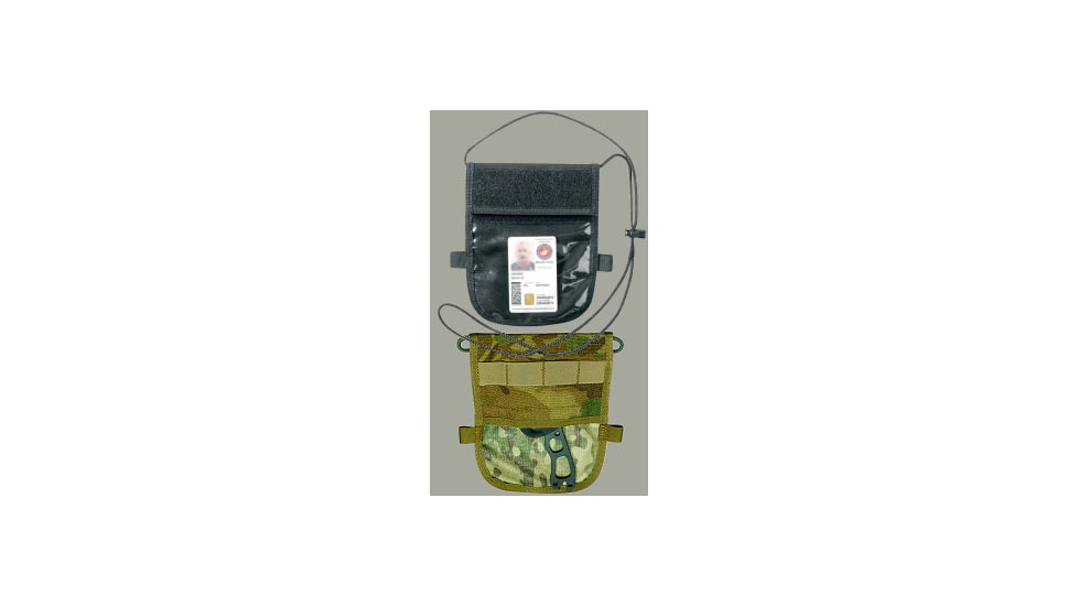 BlackWater Gear Neck I.D. Holder -Tactical ID / Badge Holder w/ Concealed Knife Pocket 02560