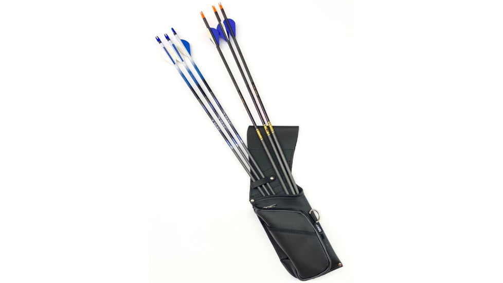 Neet N-490 Leather Field Quiver, Black, 10 Arrow, RH 04232