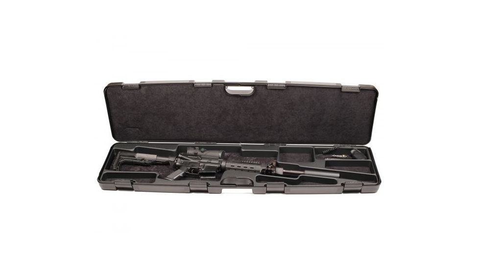 Negrini Hybrid AR-15 Tactical Rifle Case, Black/Black, L47in x W14.25in x D4.25in 1685ISY/5453