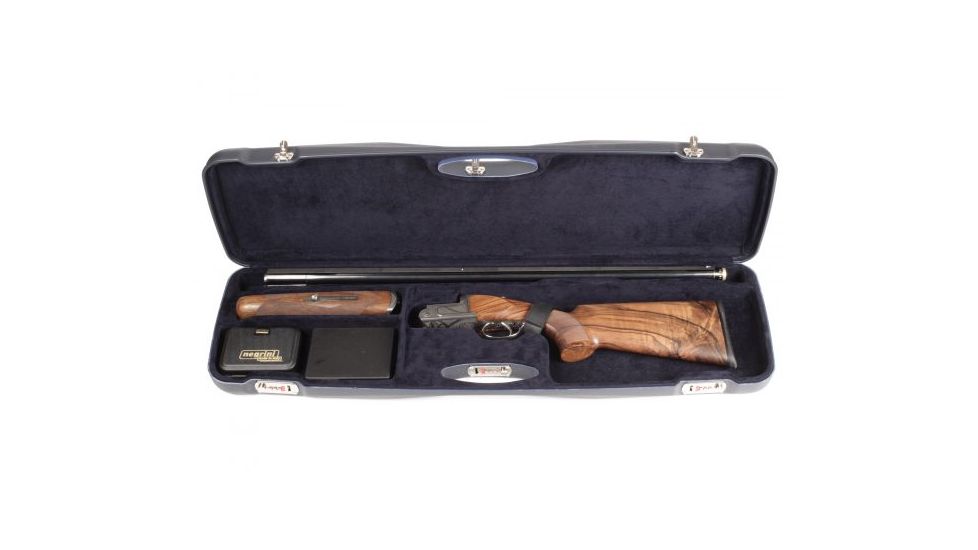 Negrini O/U Sporter Shotgun Case, Navy/Navy, L34.7in x H10.5in x D3.4in 1654LR/5165