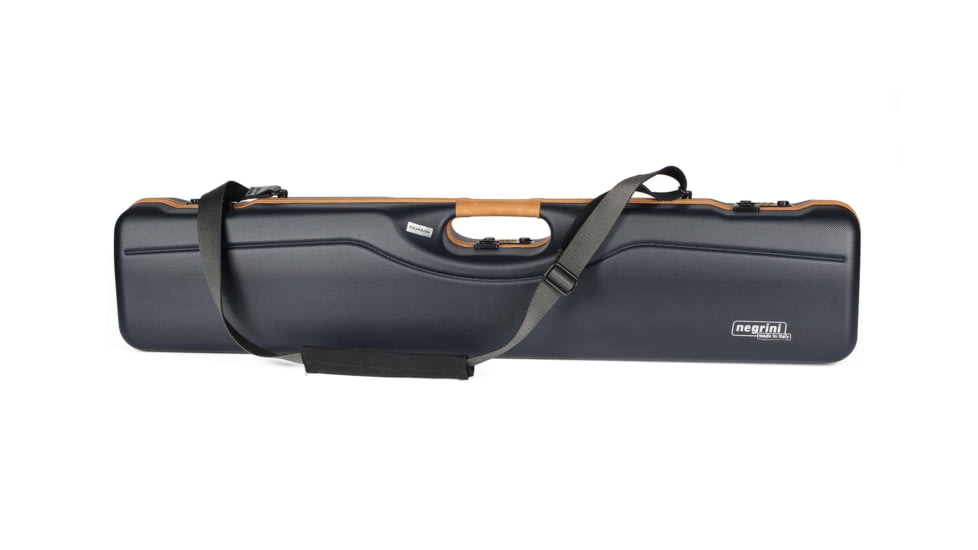 Negrini OU/SXS Deluxe Ultra-Compact Sporter Shotgun Case, Black/Grey, 16407LX/5643