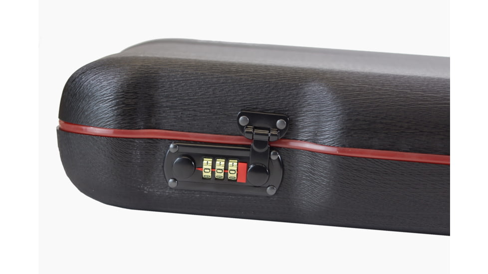 Negrini OU, SXS Hybrid Double Wall Shotgun Case For 2 Barrel Combos w/Chokes, 37in, Black, 1693IS-2C/6894