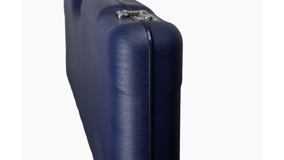 Negrini OU, SXS Hybrid Double Wall Shotgun Case For 2 Barrel Combos w/Chokes, 37in, Cobalt Blue, 1693iA-2C/6904