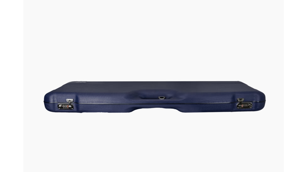 Negrini OU, SXS Hybrid Double Wall Shotgun Case For 2 Barrel Combos w/Chokes, 37in, Cobalt Blue, 1693iA-2C/6904