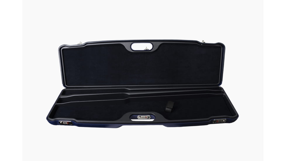 Negrini OU, SXS Hybrid Double Wall Shotgun Case For 2 Barrel Combos w/Chokes, 37in, Cobalt Blue, 1693iA-2C/6904