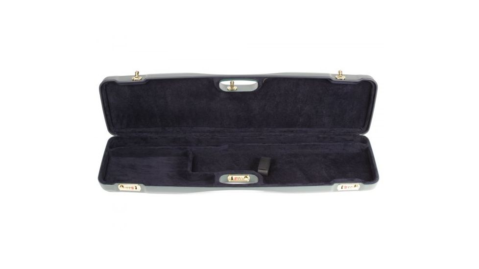 Negrini OU/SxS Luxury Travel Shotgun Hard Case, Green/Navy, 34x8.3x3.3 1602LR/4704