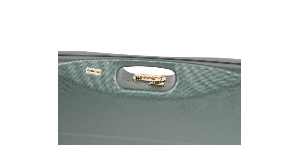 Negrini OU/SxS Luxury Travel Shotgun Hard Case, Green/Navy, 34x8.3x3.3 1602LR/4704