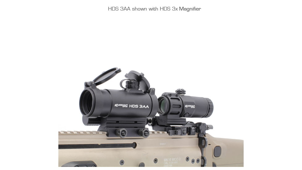 Newcon Optik HDS 3AA Red Dot Sight, 4 MOA Red Dot Reticle, Black, HDS 3AA