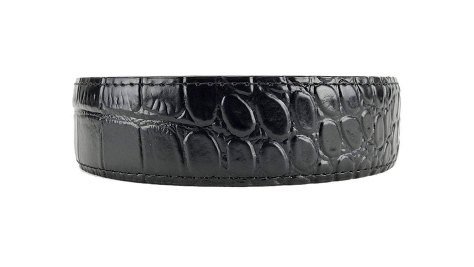 Nexbelt Alligator PreciseFit Embossed Leather Strap, Black, SAL0913