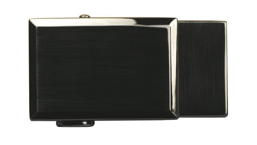 Nexbelt Classic Shield Beveled Buckle, Gunmetal, BCE5413
