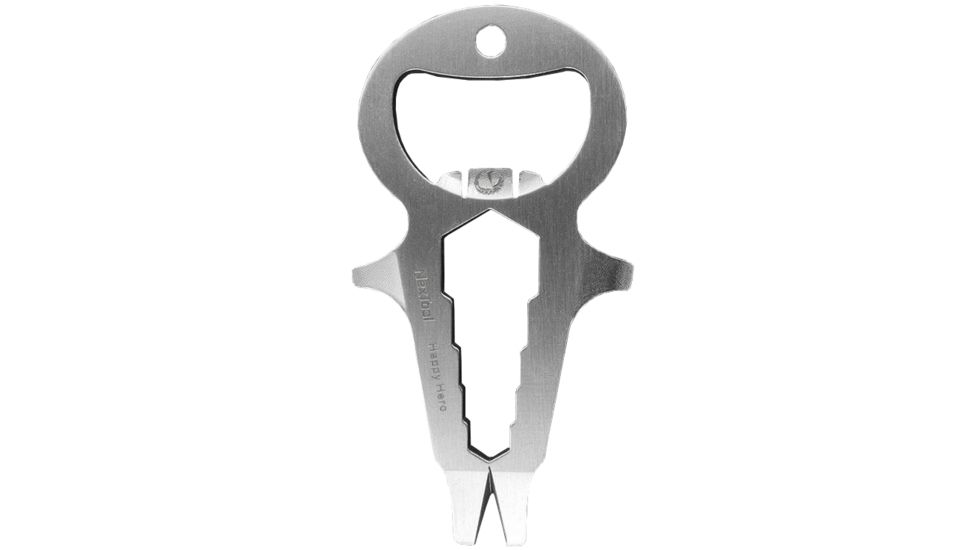 NexTool Happy Hero Pocket Multi-tool w/Carabiner, Chrome KT5007B