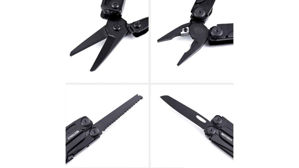 Nextorch 16-in-1 Multi-Pliers, 50Cr15MoV, Black, PS620002