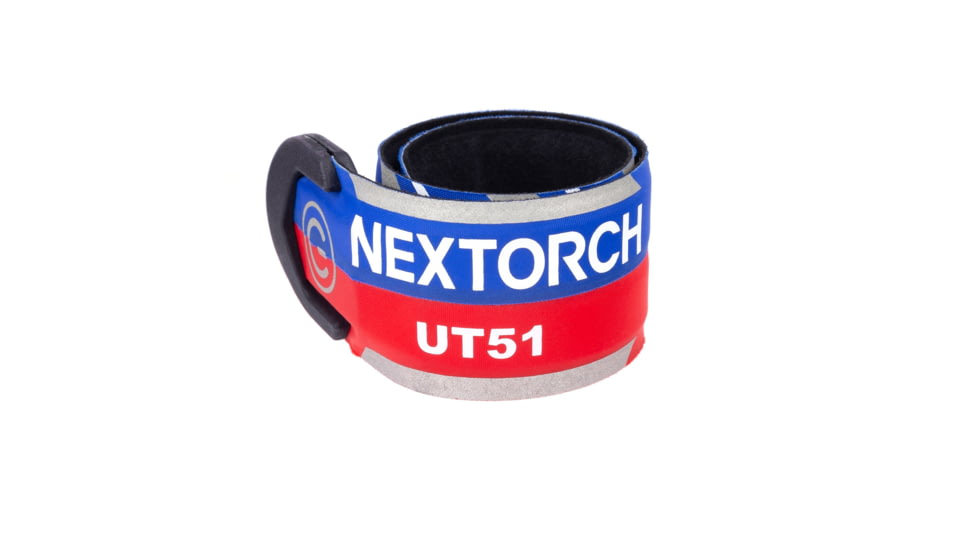 Nextorch UT51 Slap Bracelet Safety Light, Red/Blue, PS520152
