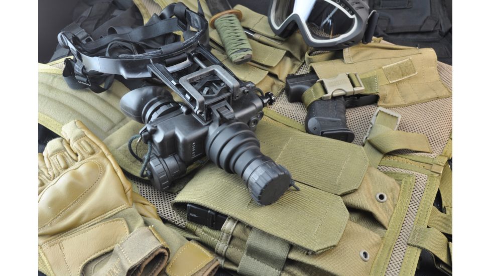 NG PVS7 ID Gen 2Plus Night Vision Goggles Improved Definition, Black NGPVS72ID