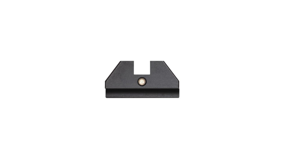Night Fision Accur8 Student Gun Night Sight Set, Glock 42/43/43x, Yellow Front, One-Dot Rear, Black, GLK-003-015-YGZG