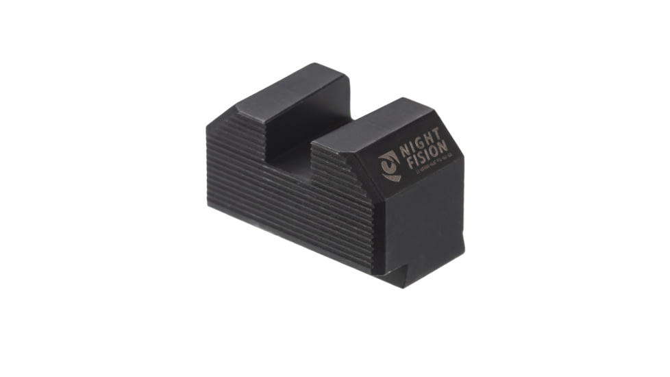 Night Fision Blacked Out Stealth Sight, Glock 17/19/45, Black, GLK-001-290-313-ZXZX