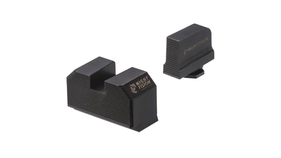 Night Fision Blacked Out Stealth Sight, Glock MOS 17/19/45, Black, GLK-001-330-353-ZXZX