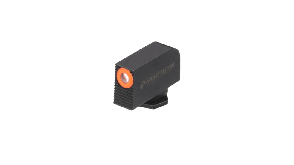 Night Fision Costa Ludus Night Sight Set, Glock 17/19/34, Orange Front, Black, GLK-001-010-OGXG